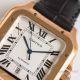 TW Factory Swiss Santos Cartier Men's Watch Rose Gold Leather Strap with Upgrade buckle (2)_th.jpg